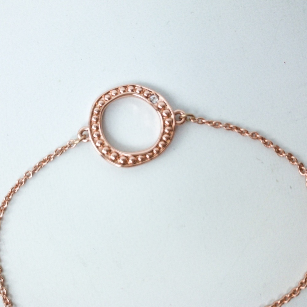 Adore Organic Circle Bracelet  Rose Gold HOST PICK - Picture 2 of 3